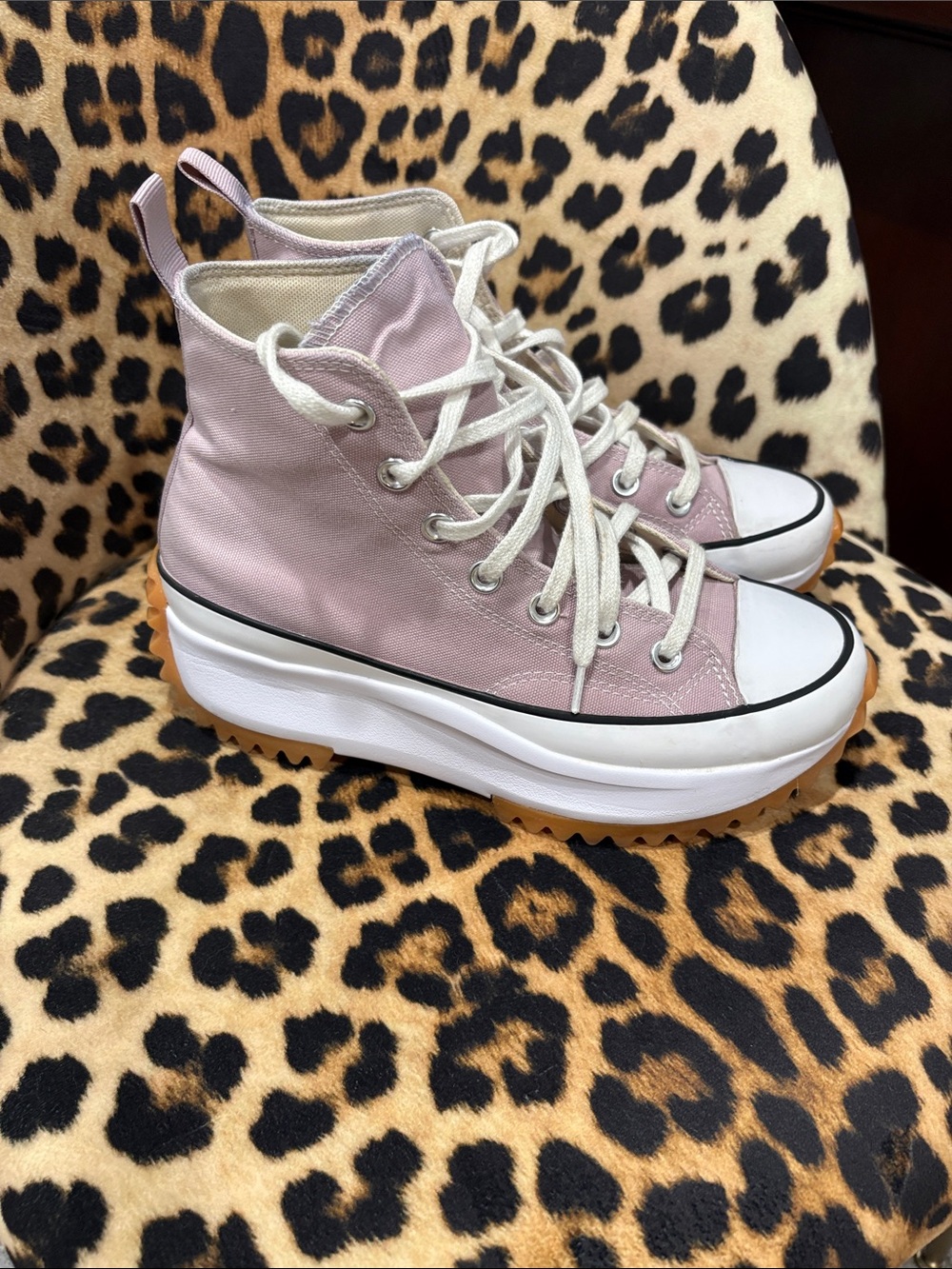 Converse Pink High-Top Platform Sneakers